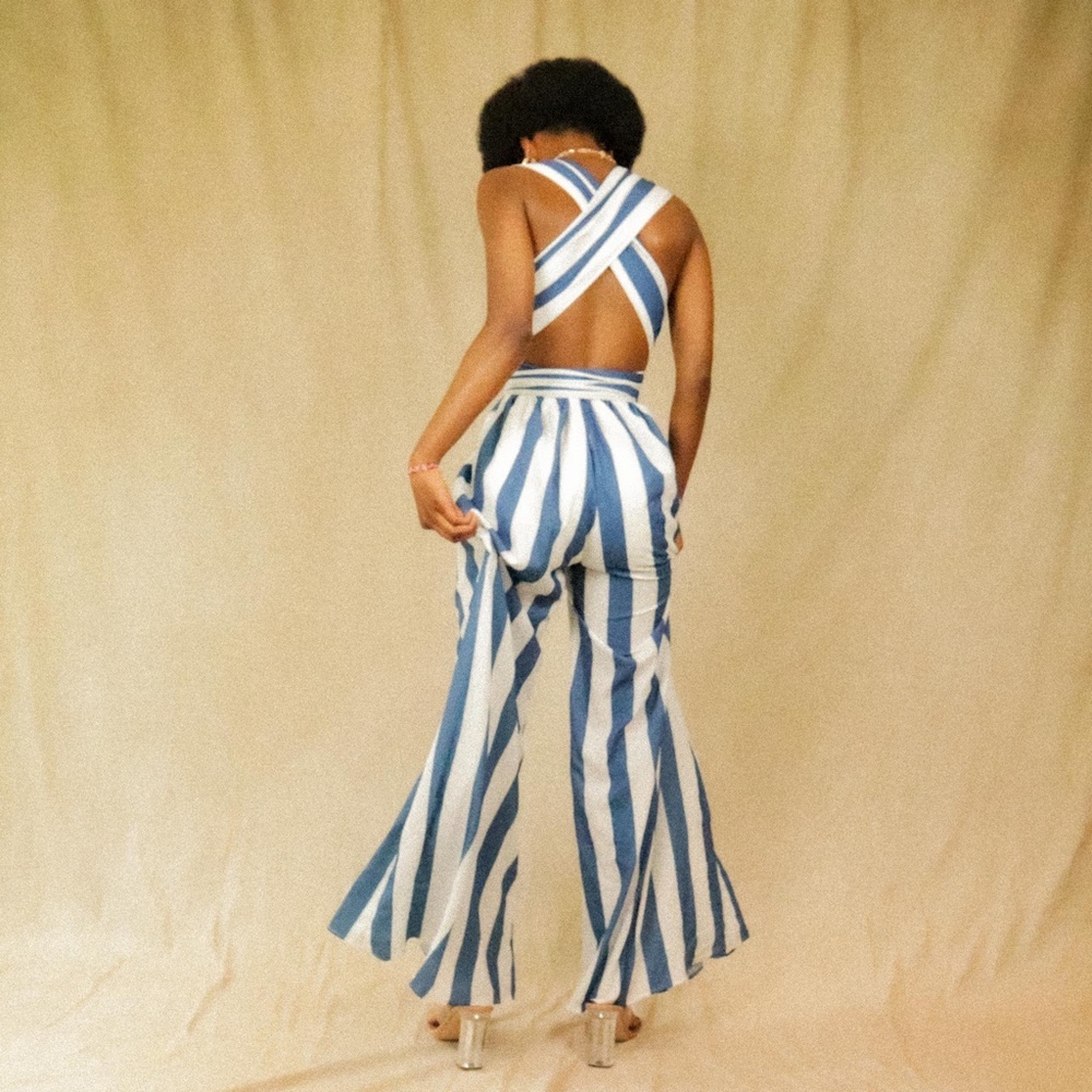 Backless Low Jumpsuit